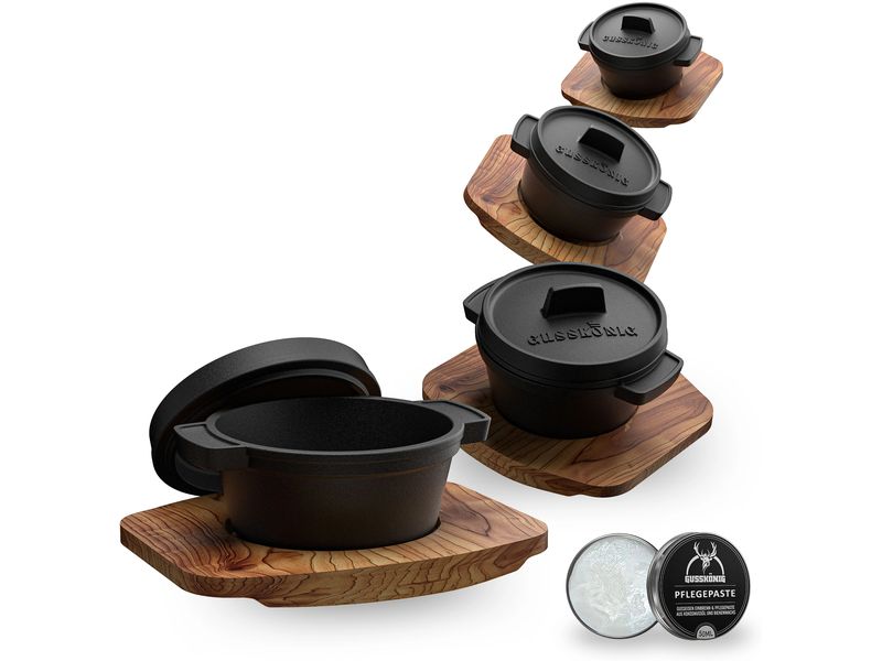 Gusskoenig | Mini Dutch Oven 4 set 300ml