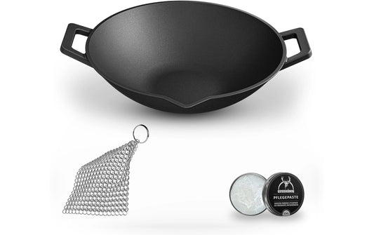 Gusskoenig | Eingebrannte Wokpfanne 36 cm