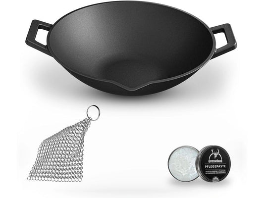Gusskoenig | Eingebrannte Wokpfanne 36 cm