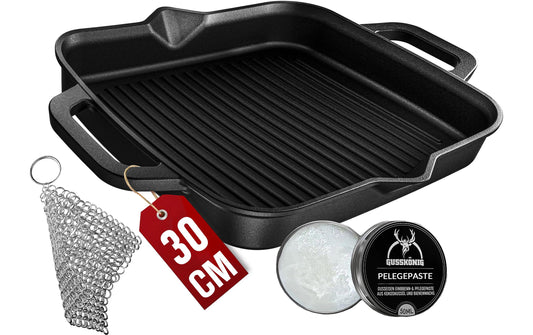 Gusskoenig | Eingebrannte Grillpfanne 30cm