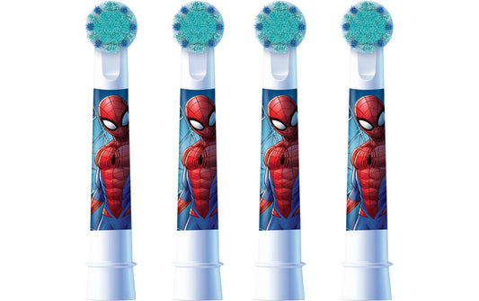 Oral-B | Aufsteckbürsten Kids Spiderman 4er | Spiderman, 4 Stk./Pkg.