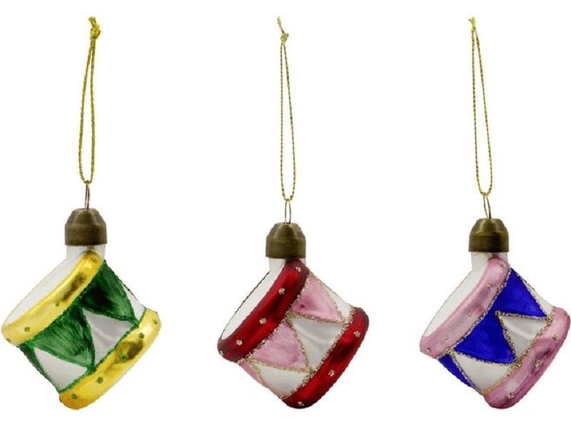 House Doctor | Weihnachtskugel Drums | er Set, 4.5x4 cm (HxD)