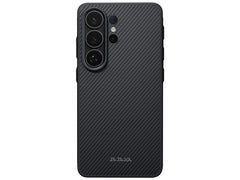 PITAKA | iPitaka Aramid Aaron Button Cairn Case | Galaxy S26 Ultra, Magsafe, schwarz / grau