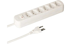 Steckdosenleiste Basic Line 6x Typ 13