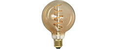 Star Trading | LED Leuchtmittel | E27 G95 Decoled Spiral Amber