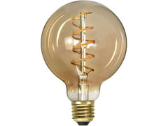 Star Trading | LED Leuchtmittel | E27 G95 Decoled Spiral Amber