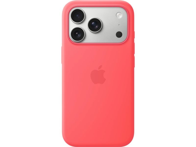 Apple | Silicone Case, Mag Safe | iPhone 17 Pro, Bright Guava