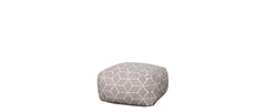 Chic Antique Lounge Puff mit Muster