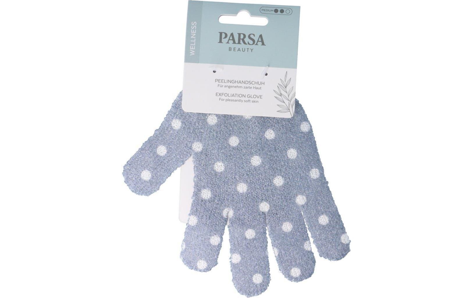 PARSA Peelinghandschuh grau