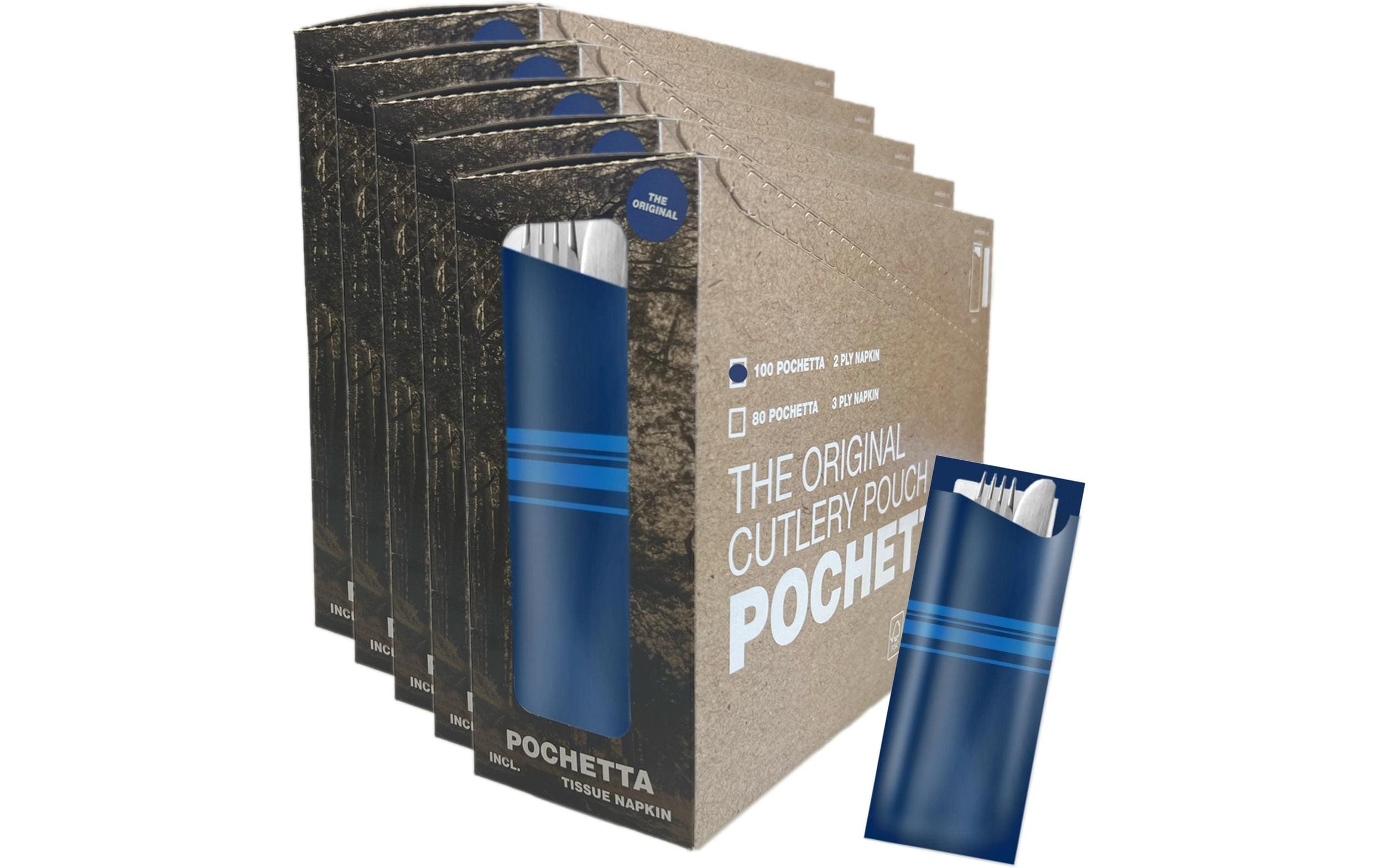 Pochetta Besteckset 500 Stk., Blau