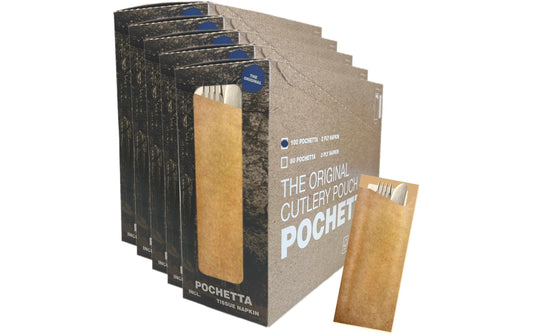 Pochetta Besteckset 500 Stk, Braun