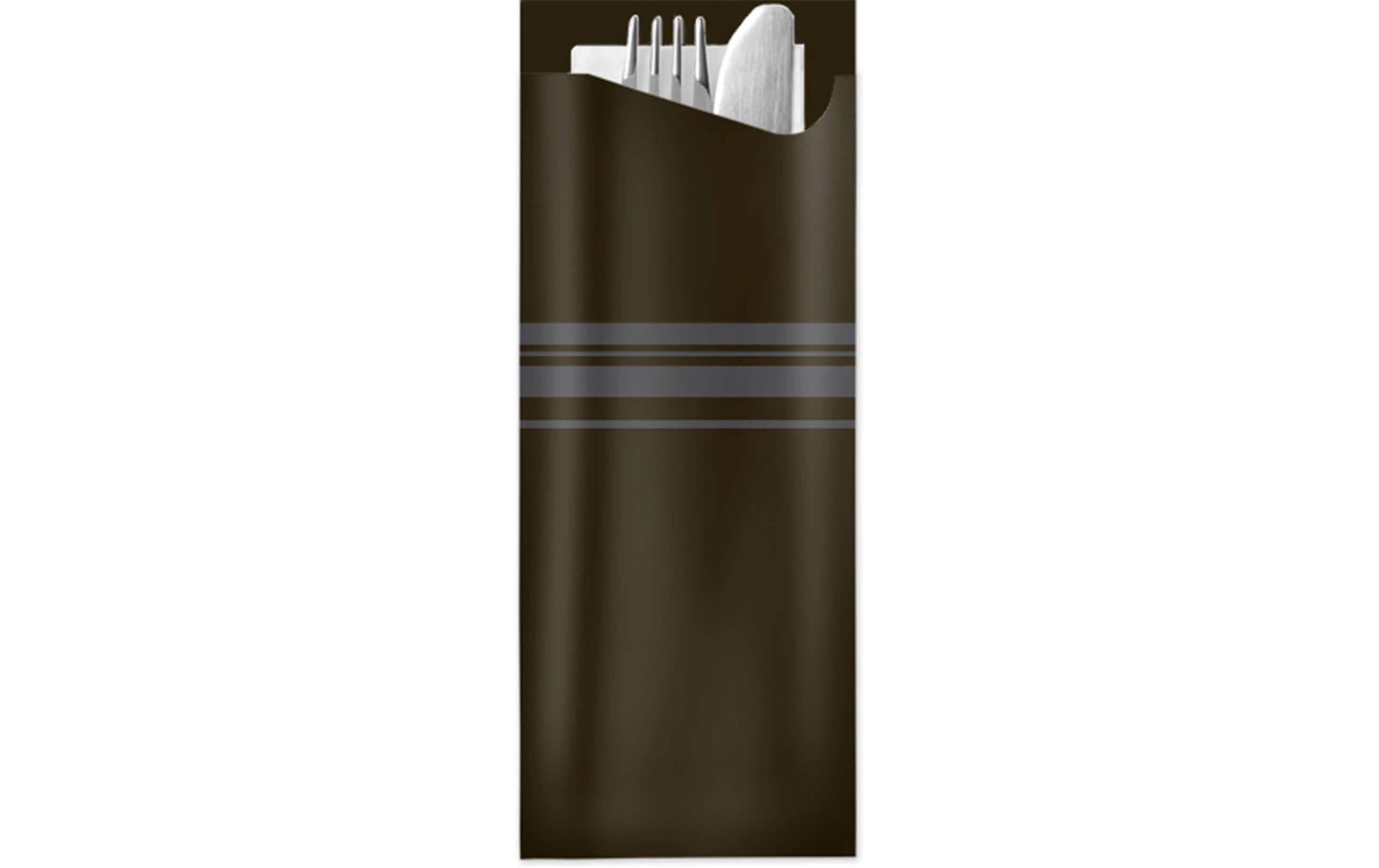 Pochetta Besteckset 100 Stk., Schwarz