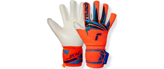 reusch | Attrakt Gold X NC Junior | Grösse: 7, Farbe: shocking orange/blau