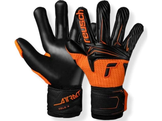 reusch | Attrakt Gold X Outlast | Grösse: 8, Farbe: tropic orange/schwarz