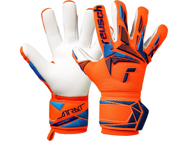 reusch | Attrakt Freegel Advance Junior | Grösse: 6, Farbe: shocking orange/blau
