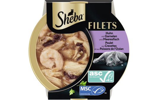 Sheba | Filets Huhn-Garnele-Meeresf. | 32x60g
