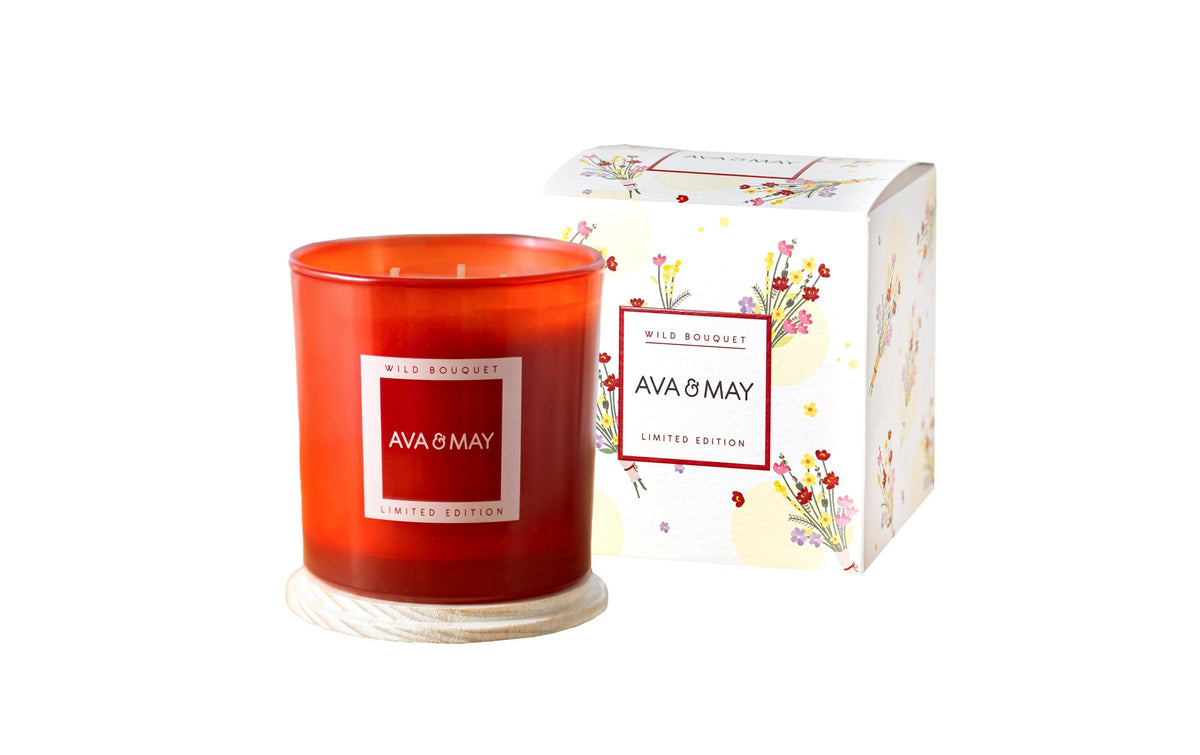 AVA & MAY Duftkerze Wild Bouquet, 380g
