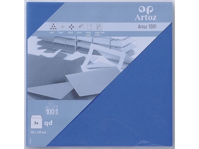 Artoz | Couvert quadratisch | royal, 100 gm2, 5 Stück