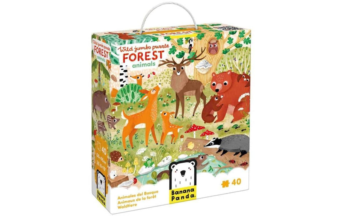 Puzzle Wild Jumbo Forest Animals