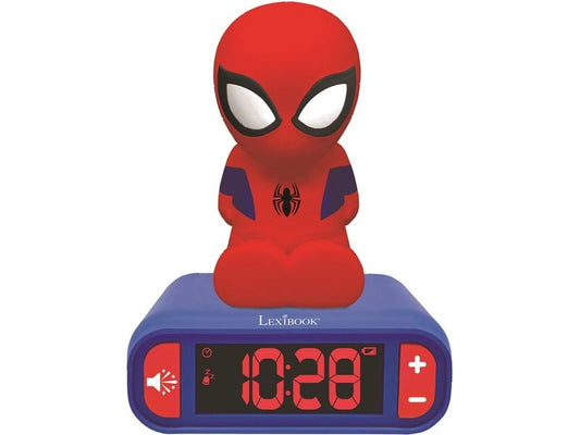 Lexibook | Alarm Clock Night Light 3D SpiderMan
