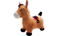 Inflatable Jumping Poney plush suit