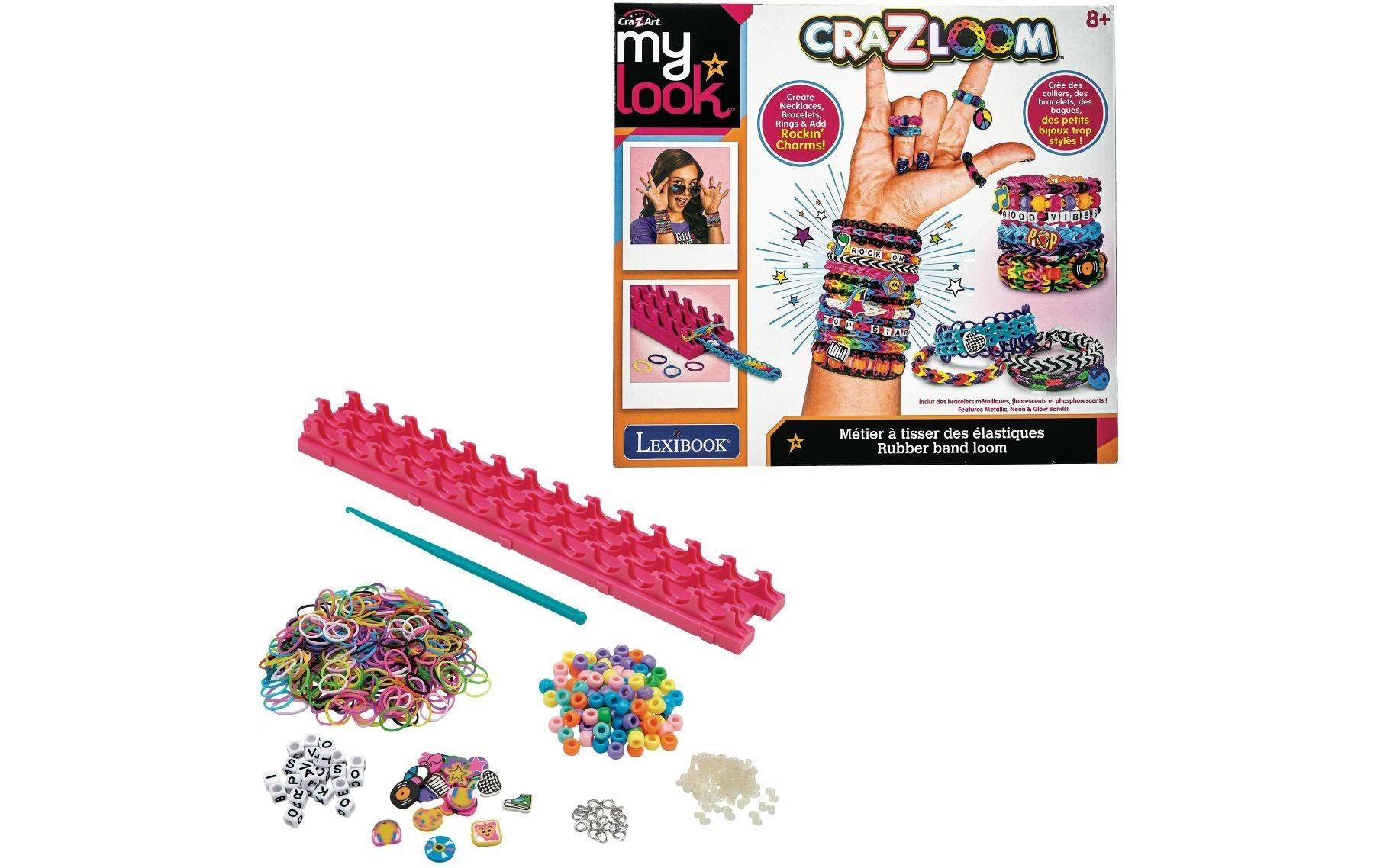 Rock n roll Rubber Band Loom Bracelets