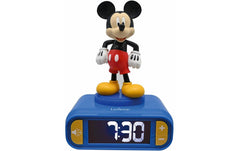 Digital alarm clock with a 3D Mickey