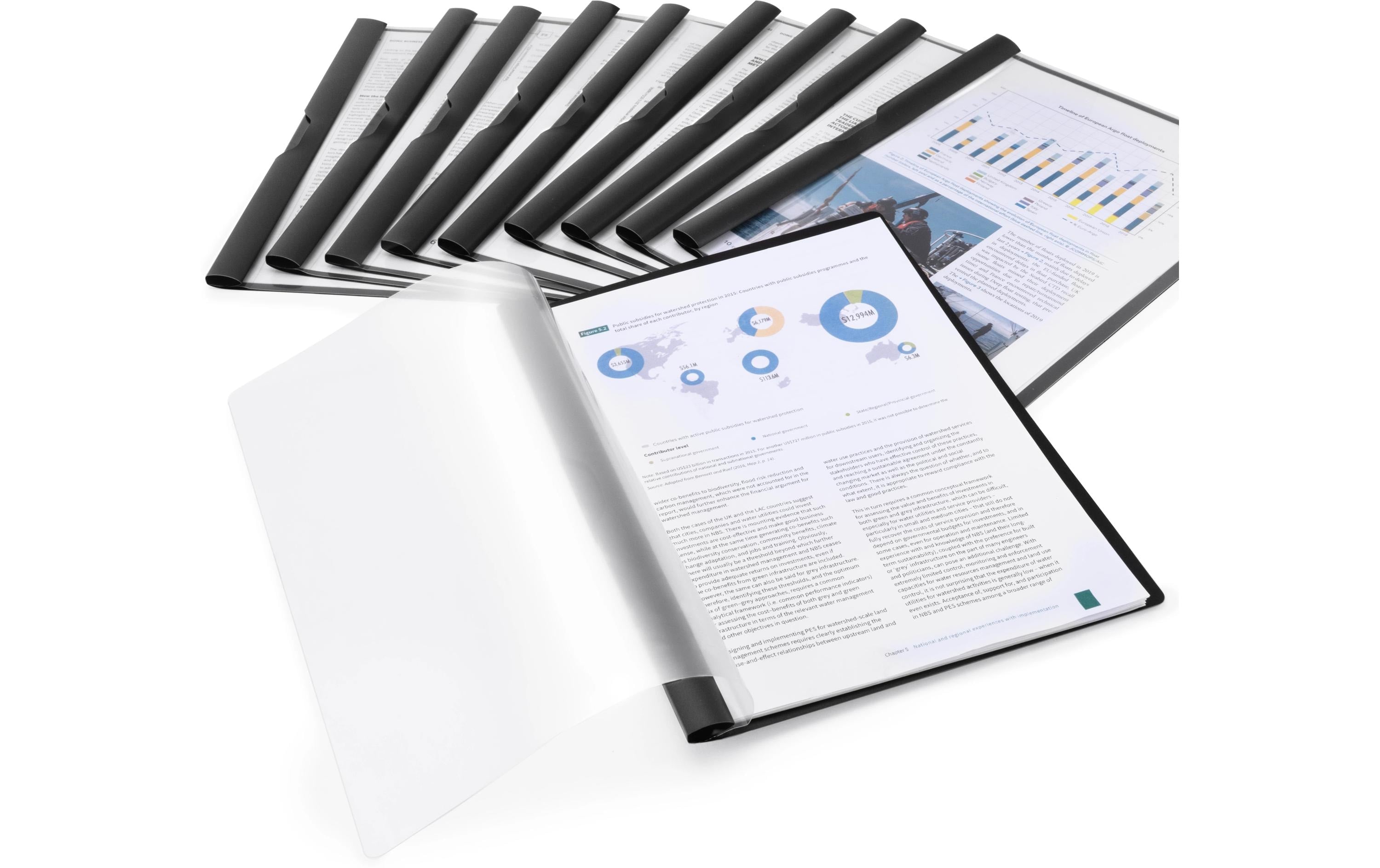 Rapesco ECO GRS Klemmmappe A4 10 Stk.