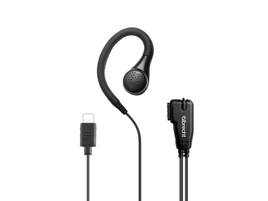Albrecht | Tectalk BIZ, Ohrbügel Headset, 50cm | mit PTT-Taste und Mikrofon