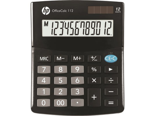 Hewlett-Packard | Office Taschenrechner 112 | 12-stelliges angewinkeltes LCS-Display