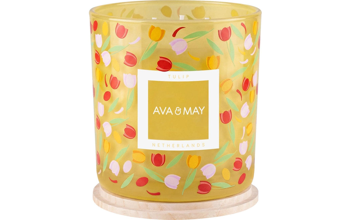 AVA & MAY Duftkerze Tulip, 380g