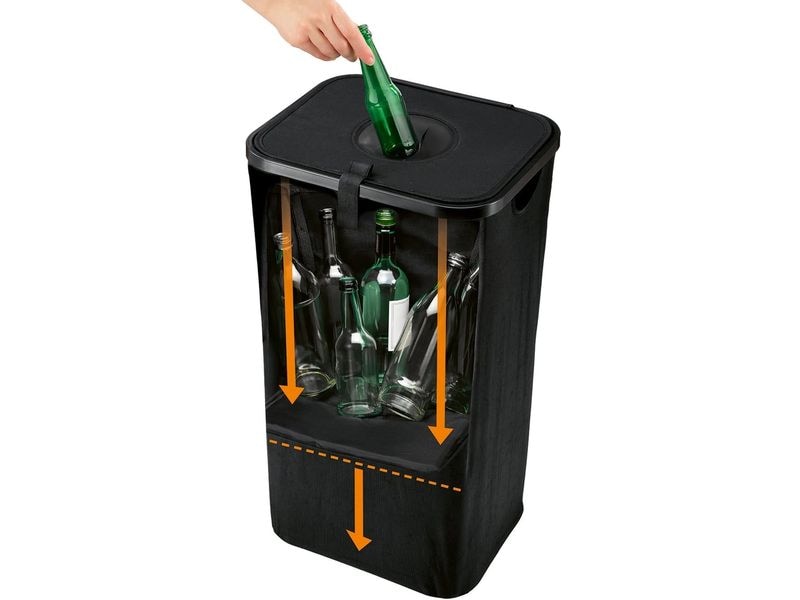 EASYmaxx | Sammelbehälter 100l Flaschen | Sammelsack PET, Flaschen