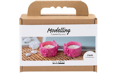Creativ Company | Bastelset Modellieren | Teelicht