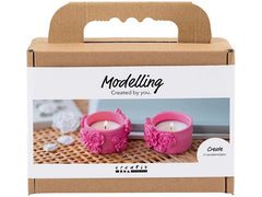 Creativ Company | Bastelset Modellieren | Teelicht