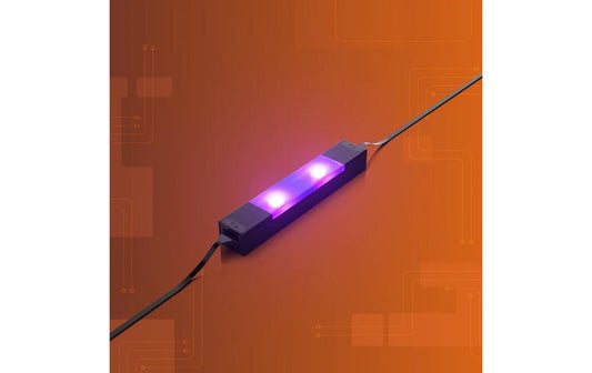 Light My Bricks | LMB 2.0 Meteor LED-Baustein 1x6Violett | (2er Pack)