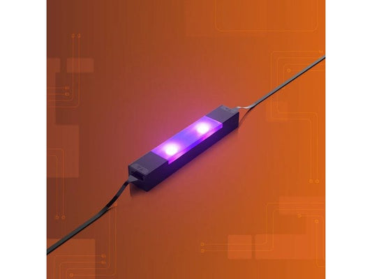 Light My Bricks | LMB 2.0 Meteor LED-Baustein 1x6Violett | (2er Pack)