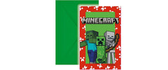 Fiesta Einladungen Minecraft