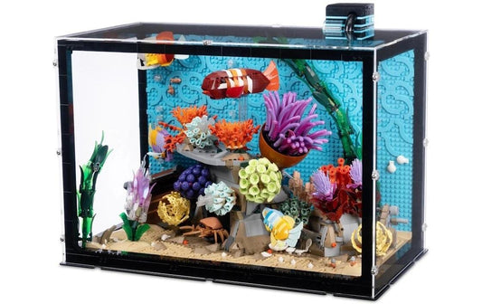 iDisplayit | Acryl-Display LEGO 10366 Trop Aquarium | Fish Tank Filter