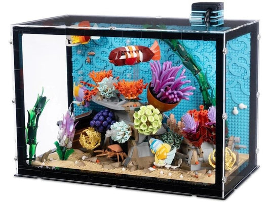 iDisplayit | Acryl-Display LEGO 10366 Trop Aquarium | Fish Tank Filter