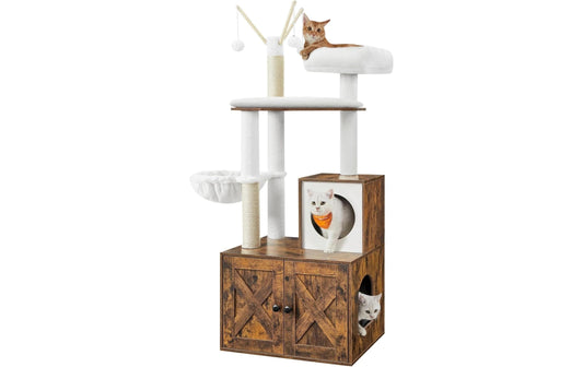 Feandrea Kratzbaum mit Schrank,