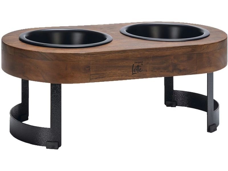 Designed by Lotte | Holz Dinner-Set Mavira | Schwarz, 42.5 cm
