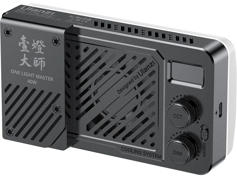 Ulanzi | LM-P40RGB | Portables Videolicht, 40W, RGB