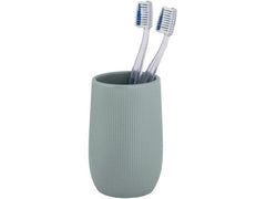 Wenko | Zahnputzbecher Fablo | Keramik, Blau