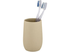Wenko | Zahnputzbecher Fablo | Keramik, Beige