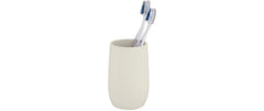 Wenko | Zahnputzbecher Fablo | Keramik, Creme