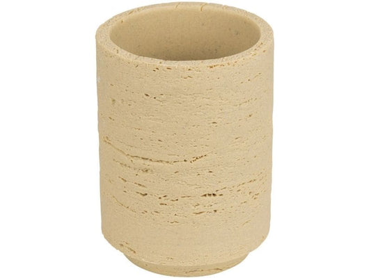 Wenko | Zahnputzbecher Denia | Polyresin, Beige