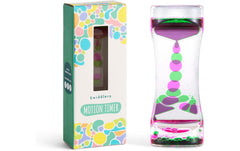 Twiddlers | Flüssige Sanduhr Liquid Motion Timer | pink grün