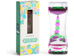 Twiddlers | Flüssige Sanduhr Liquid Motion Timer | pink grün