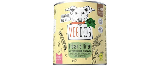 Vegdog Senior Erbsen + Hirse