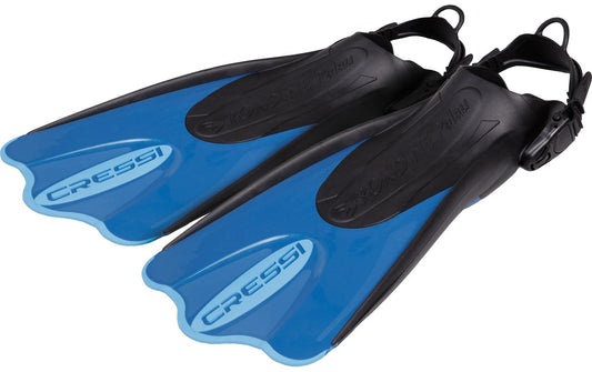 CRESSI | PALAU SAF FINS | BLUE/AZURE M/L (41/44)